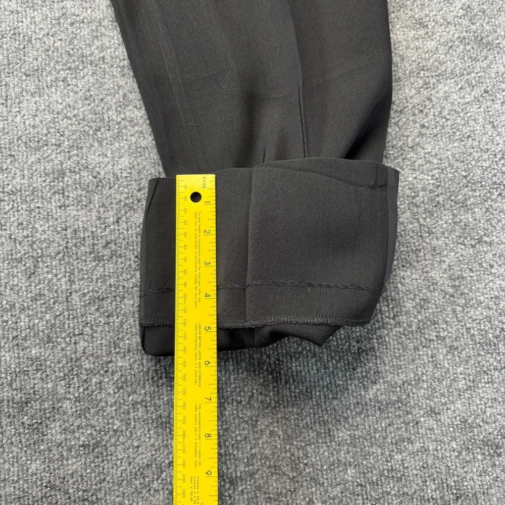 Richard Harris Men's 2pc Tuxedo Black Double Breasted 40R Pleated Pants 32x30
